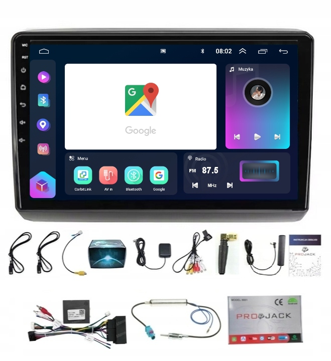 Rádio Navigácia Peugeot Boxer 2015-2023 Carplay Android Wiif 8GB 128GB Sim