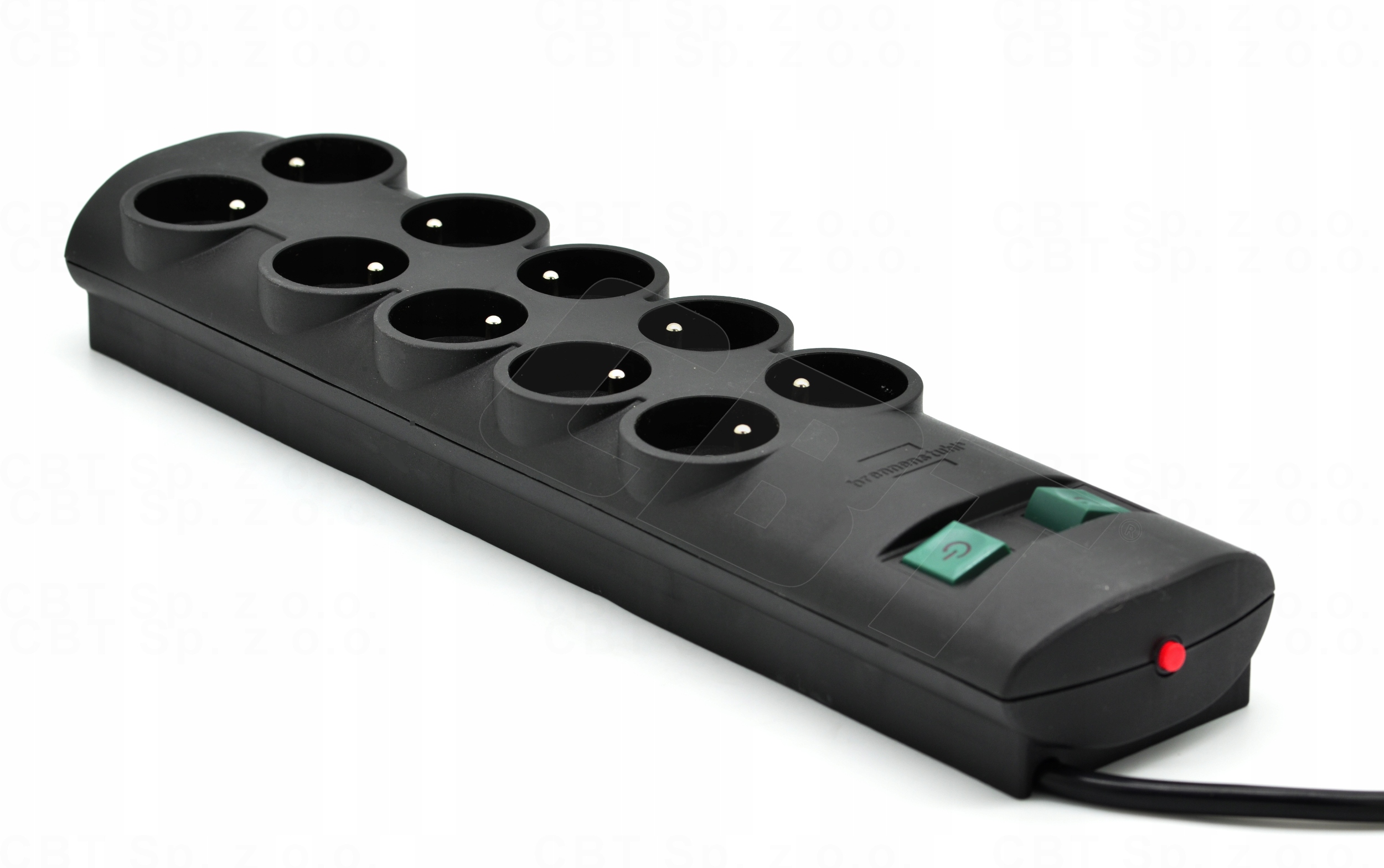 LISTWA ZASILAJĄCA PRZEDŁUŻACZ WYŁĄCZNIK 10 GNIAZD KABEL 2 METRY DOMOWA Liczba gniazd 10