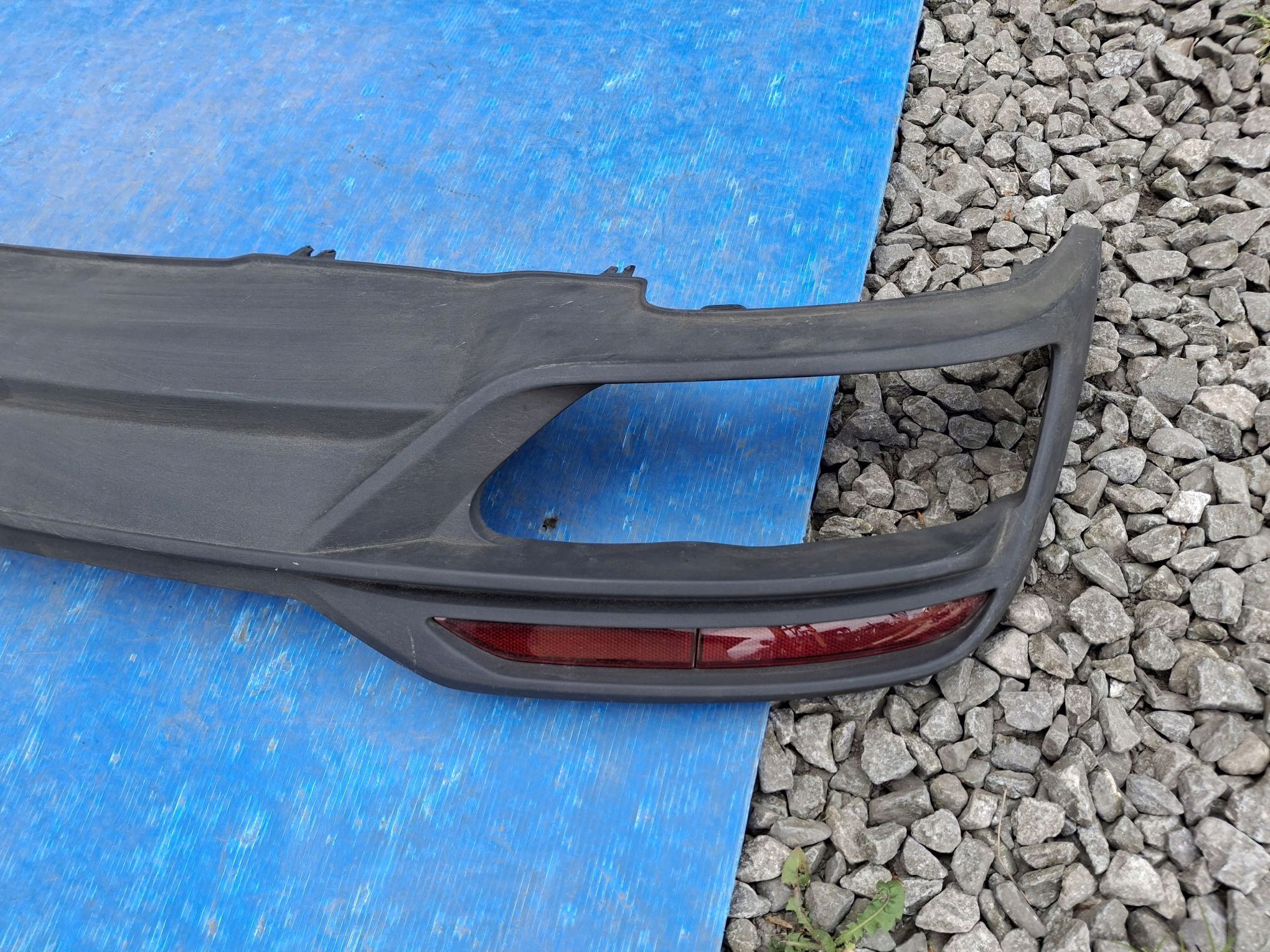 diffusore SPOILER accessori paraurti posteriore AUDI A4 B9 LIFT 2019R->