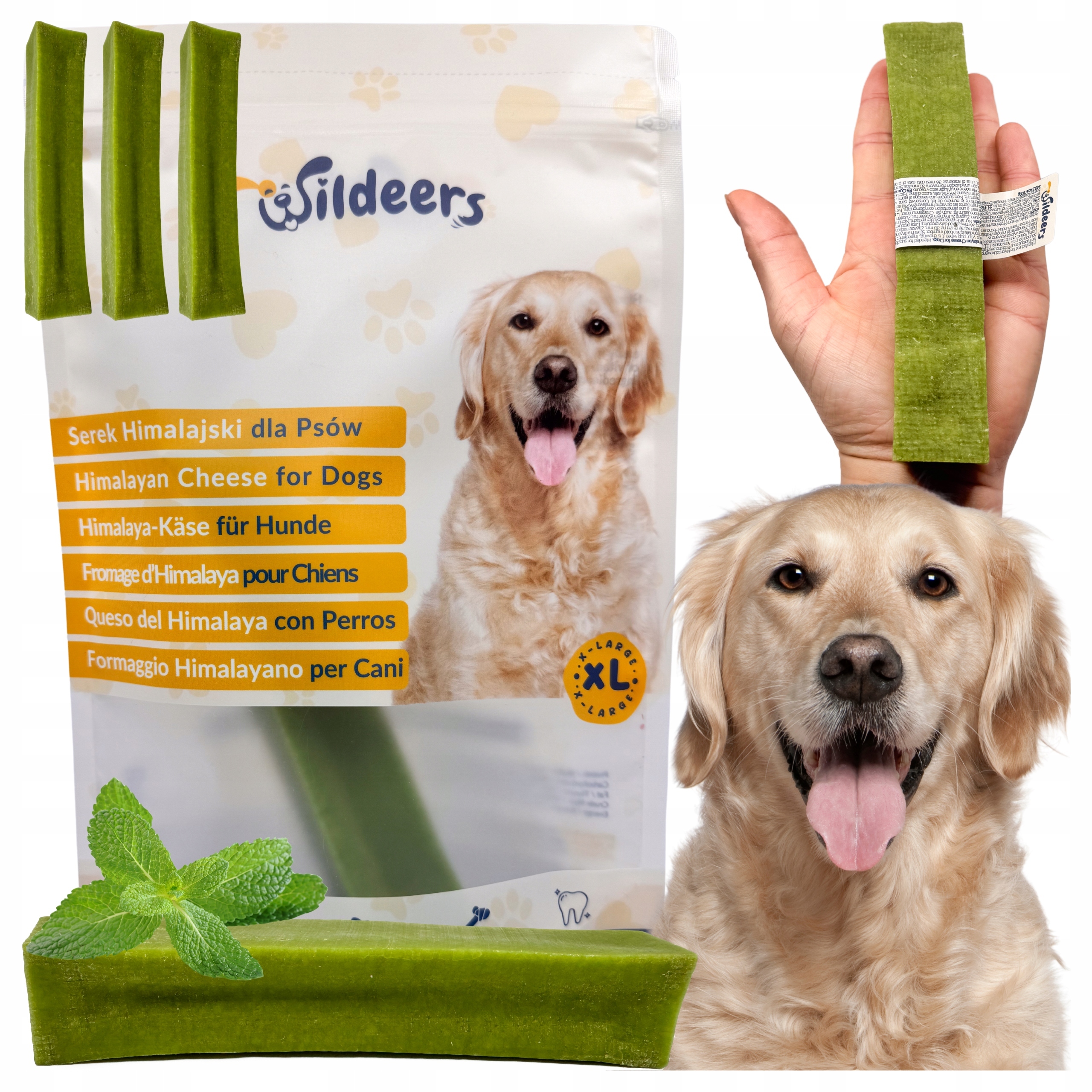 Levně Velké kousátka pro psy z himálajského sýra velikost XL pro velké psy 3 ks