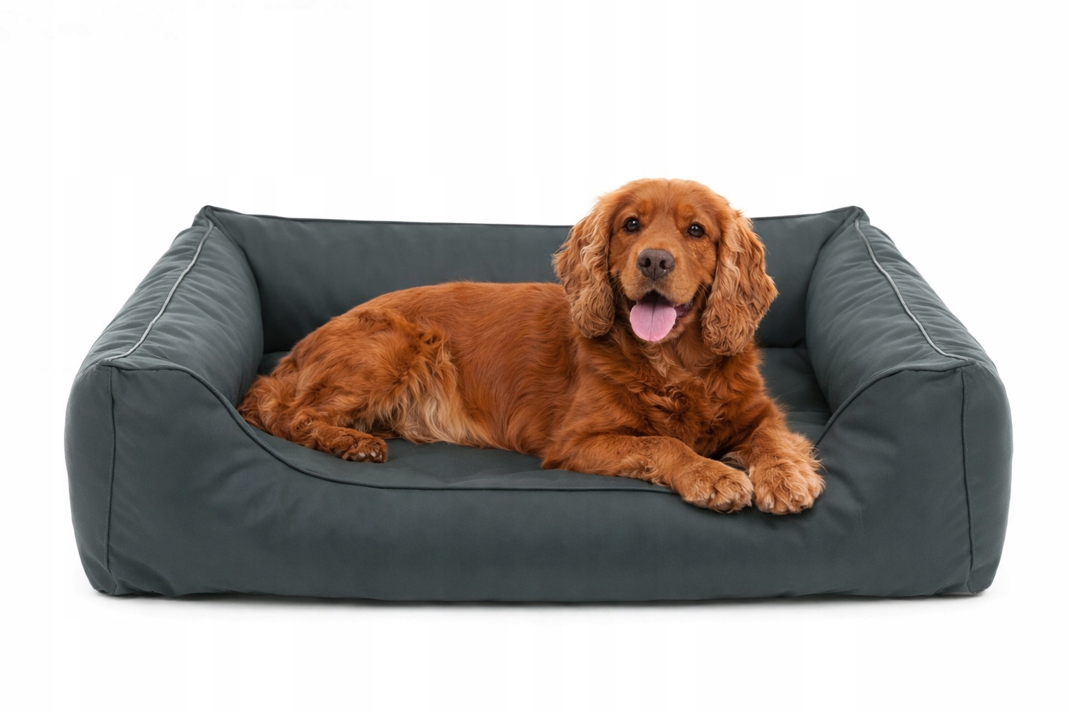 Levně Pelíšek velikost L pro psa Pohovka Mallorca Standard šedá 100x75 cm lze prát