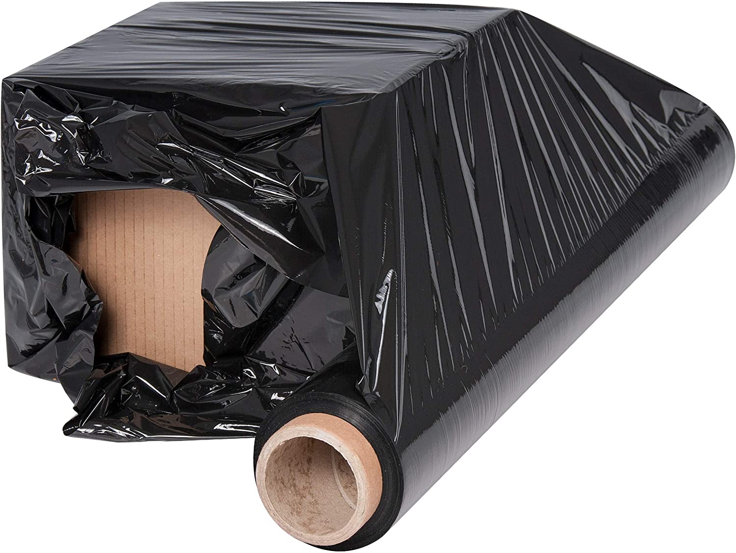 Stretch strecz czarny kryjący 2 kg Waga netto folii 1.65 kg