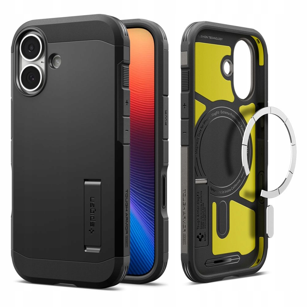 Pouzdro pro iPhone 17, Spigen Tough Armor T Mag pouzdro pro MagSafe se stojánkem
