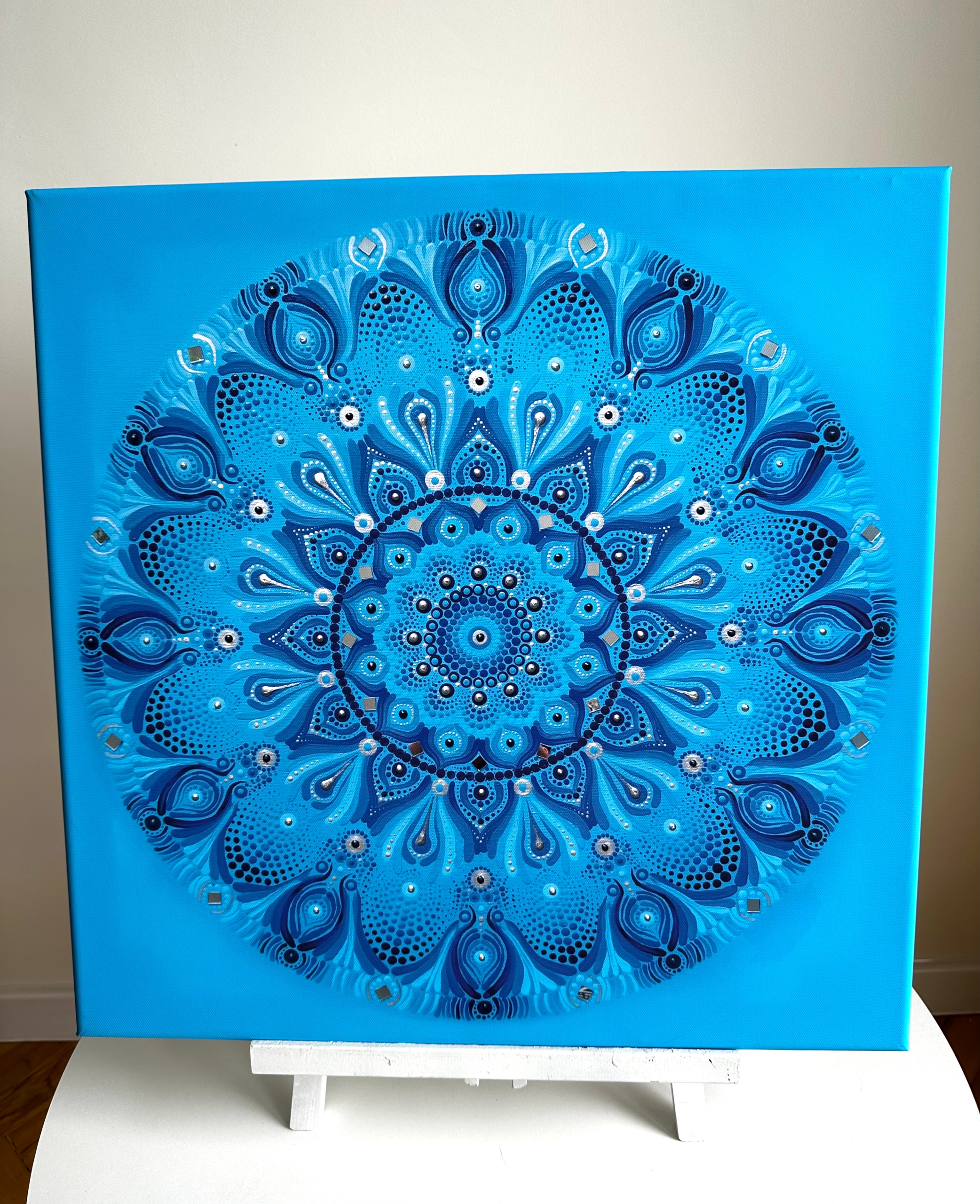 Obraz Odtisk Mandaly „Láska“, 50 x 50 cm