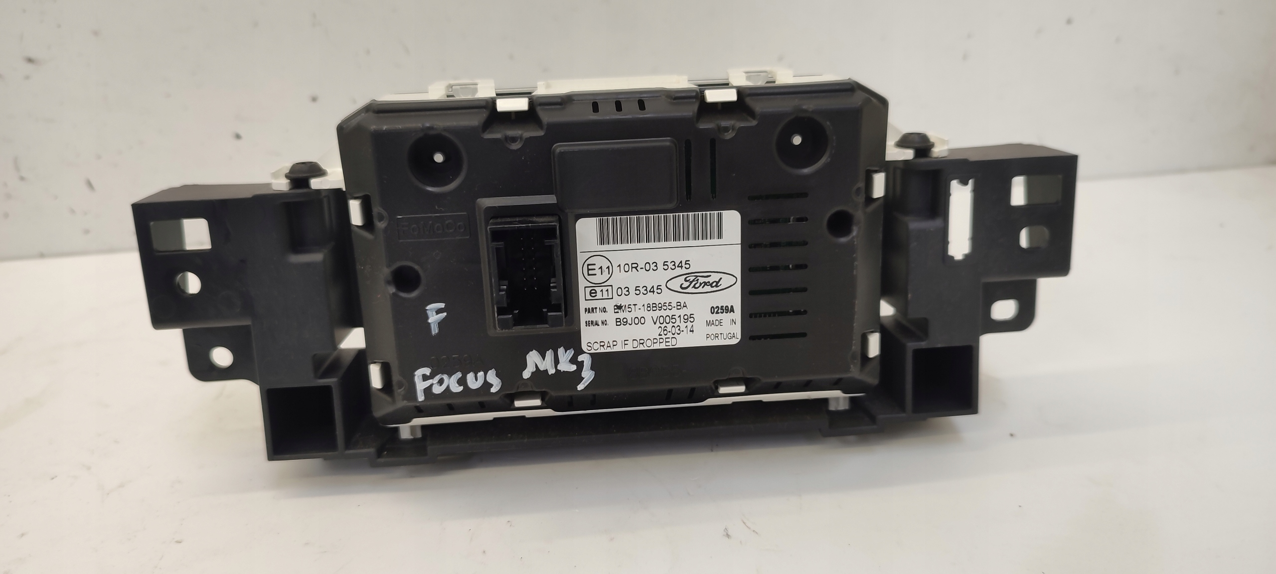 Radio EM5T18B955BA Ford Focus MK3 1,0 Ecoboost