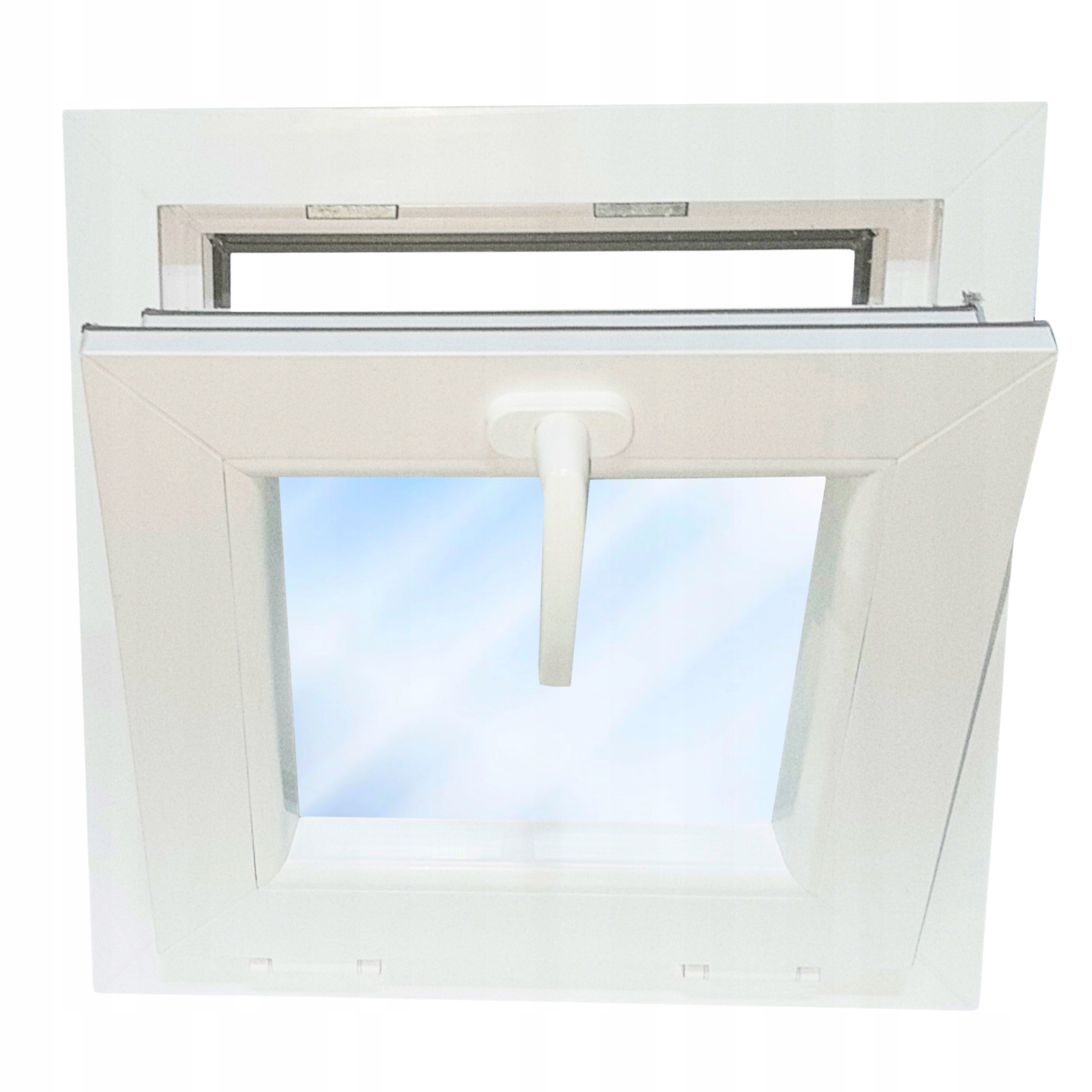Okno Pvc 40 x 40 Teplé Profil: 81 mm 6 Komorový Tesný Abiko Výklopný