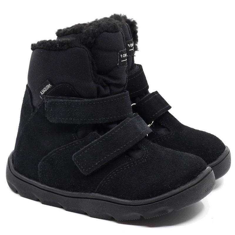 Mrugała Tami black 7323/6-90 Barefoot kozaki z membraną dziecięce 31