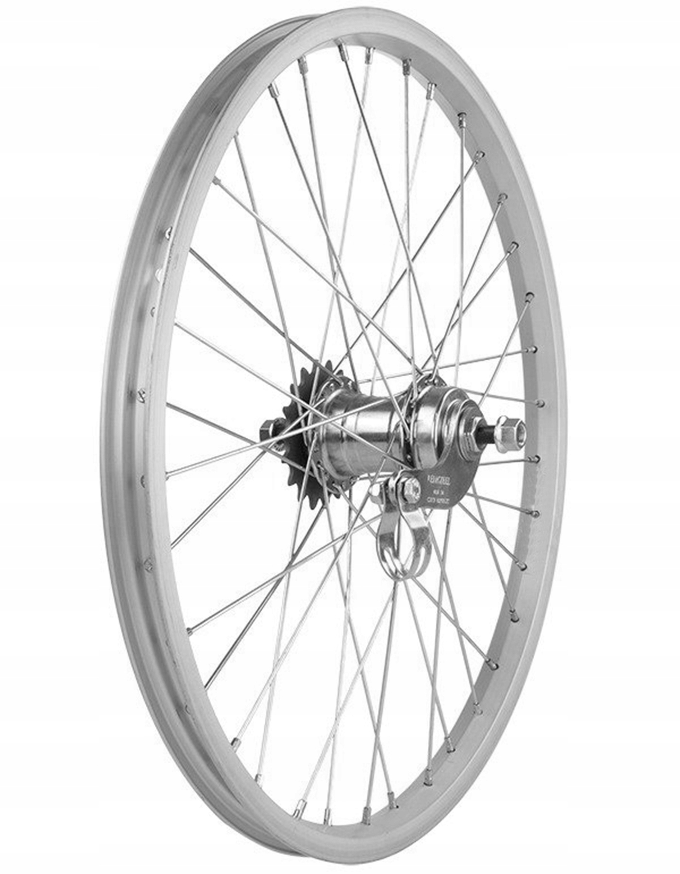 KOŁO ROWEROWE TYLNE Z HAMULCEM SAMOHAMOWANA VELOSTEEL 20