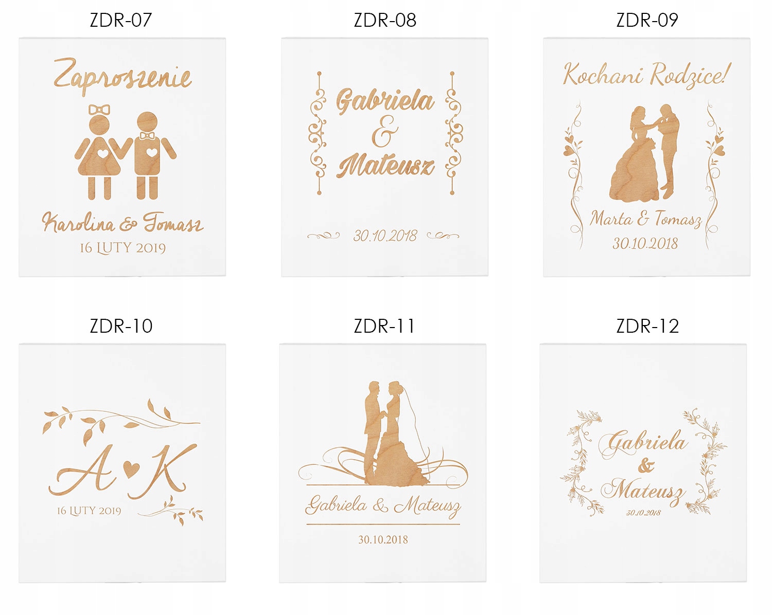 ZAPROSZENIE NA ŚLUB ZAPROSZENIE DLA RODZICÓW PUDEŁKO NA ZAPROSZENIE WESELE Liczba sztuk 1 szt.