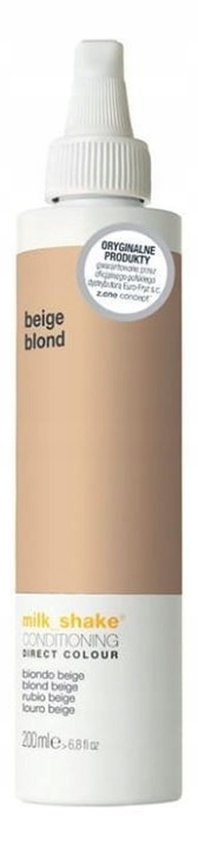 Milk Shake Direct color barvící kondicionér na vlasy Béžový Blond 200 Ml