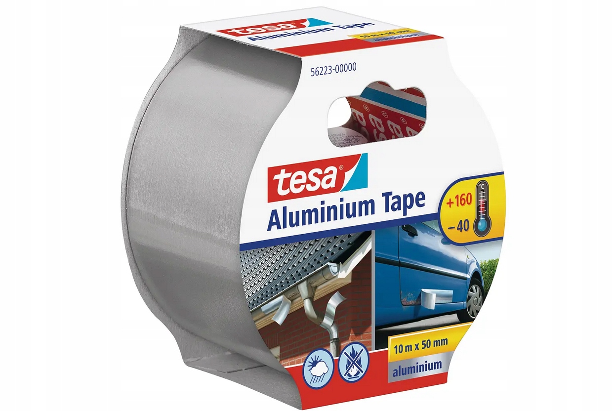 TESA TAŚMA ALUMINIOWA 50MM X 10 M
