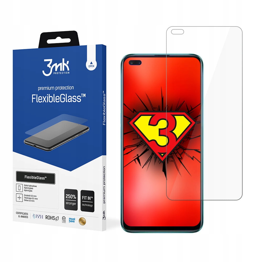 

Szkło hybrydowe do Oppo Reno 4 - 3mk FlexibleGlass
