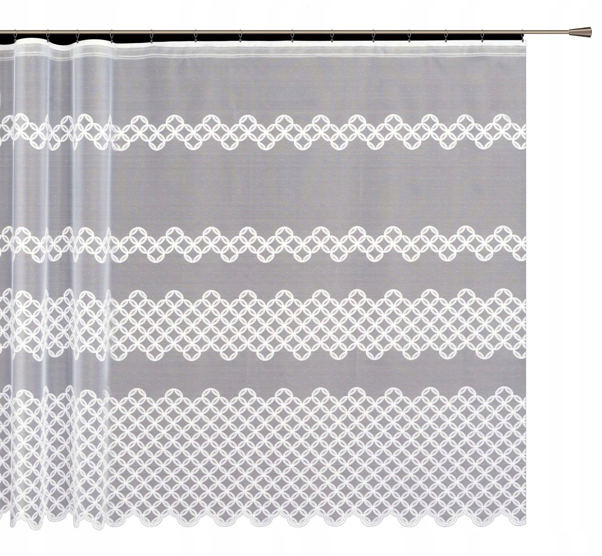 Mg Záclona 4449 Bílá 250x250 hotová s páskou M