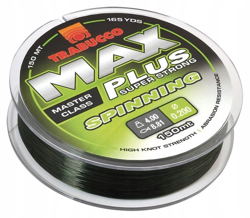 Żyłka Trabucco Max Plus Spinning 0,16mm 150m