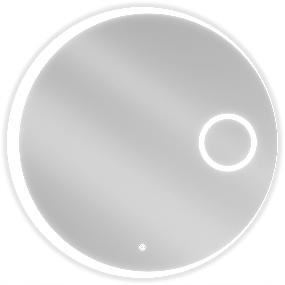 

Mexen Ella Lustro Podświetlane Led Okrągłe 80 CM