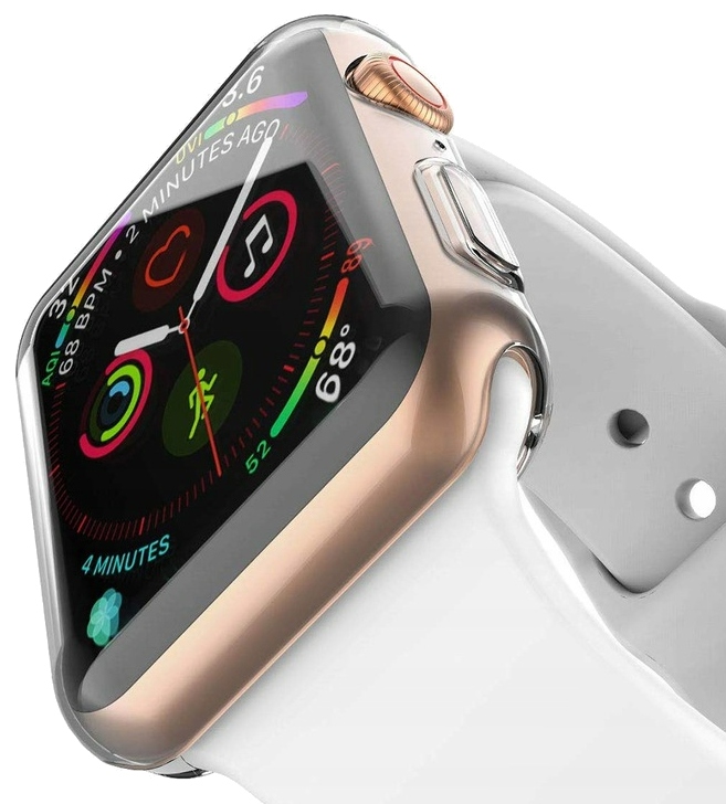 Case Etui 2w1 Do Apple Watch 4 5 6 Se 2 3 40MM Nakładka Obudowa