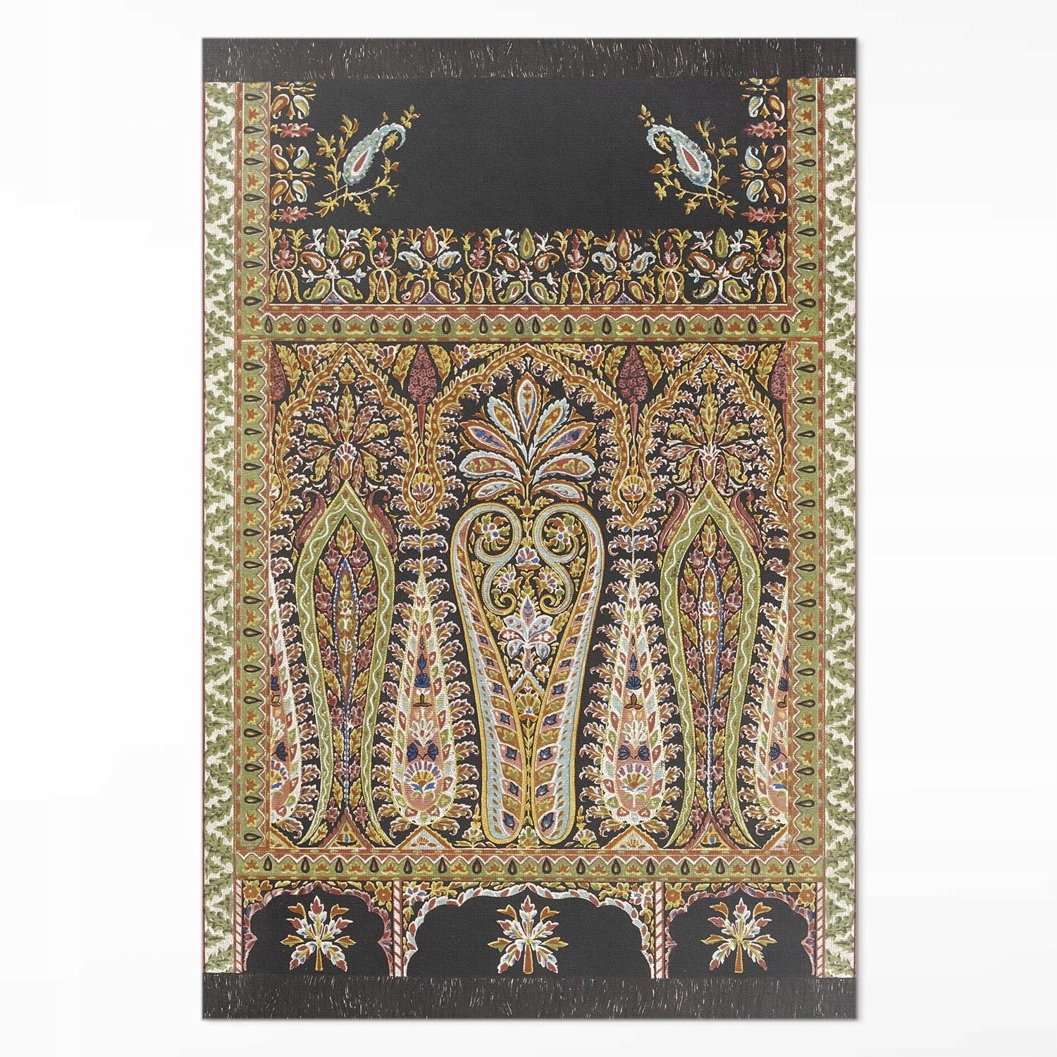 Koberec Vinyl Do Obývačky Sir Matthew Digby Wyatt vzor kašmír XXL 150 x 225 cm