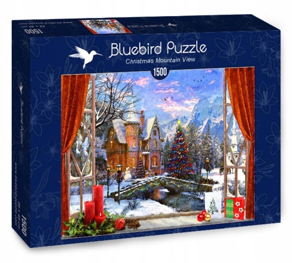 

Puzzle 1500 Boże Narodzenie w górach