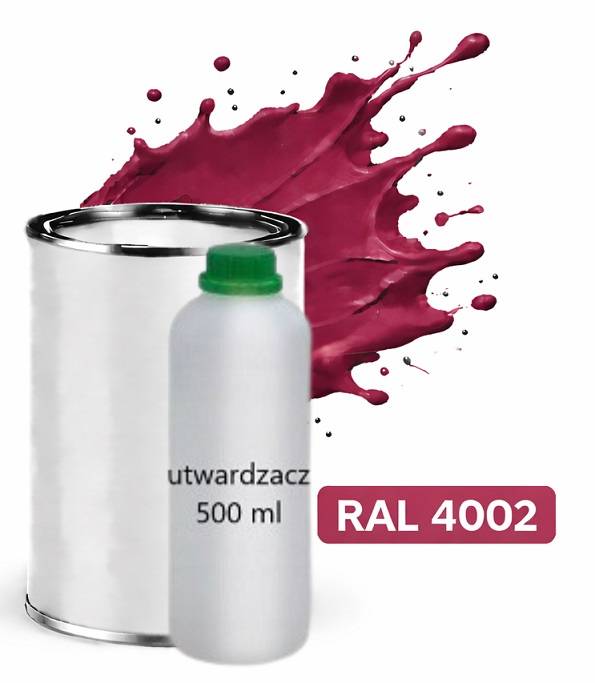 Ral 4002 Polyuretan Akryl 2:1 1L Lesklý Lak Tužidlo Normal 0,5L