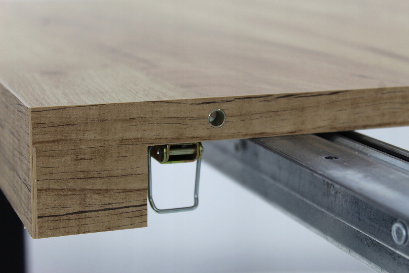 Stół do jadalni ROZKŁADANY i 8 CZARNYCH KRZESEŁ Długość stołu 140 cm