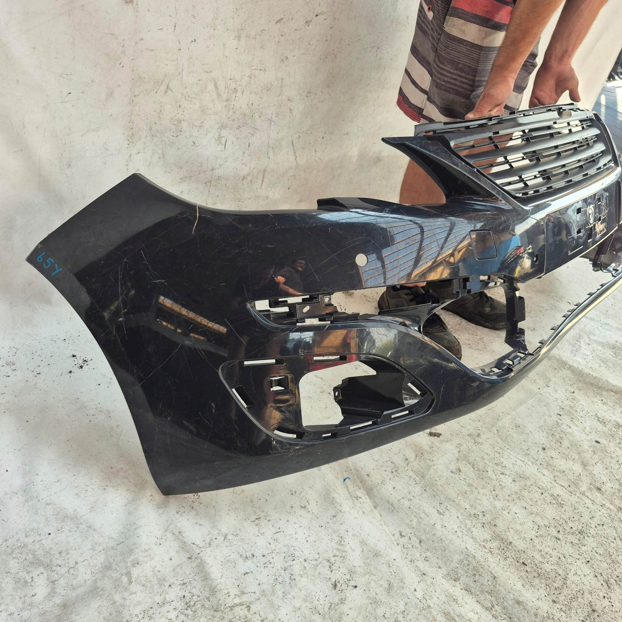 PEUGEOT 308 II 2 13-17 bumper front front PDC