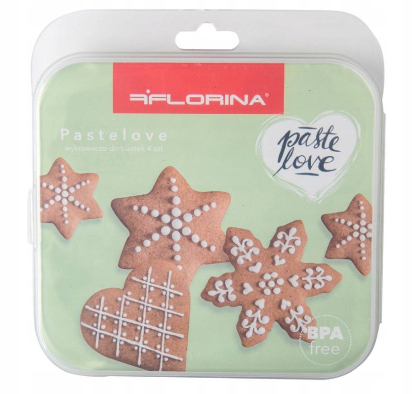 

Wykwaracze do ciastek pastelove 4 szt pistacja
