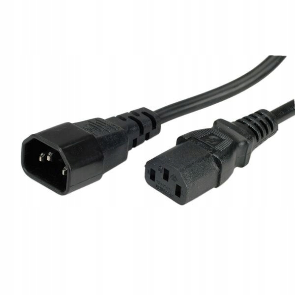 

Kabel zasilający do monitora C13/C14 3m czarny