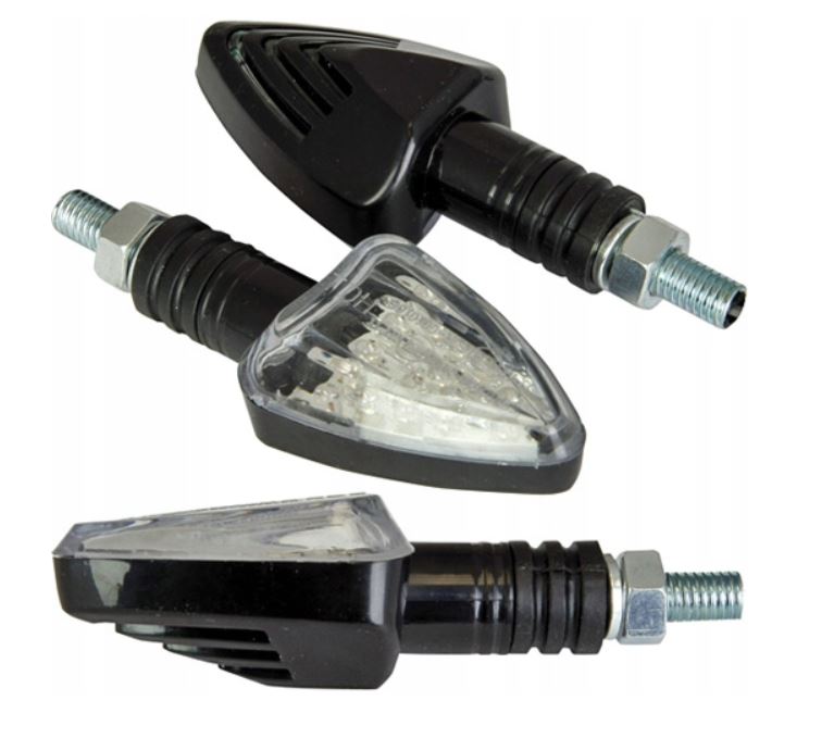 Kierunkowskazy 'mini' strzałki 13 LED DWUSTRONNE HOMOLOGACJA E50 KPL Producent inny