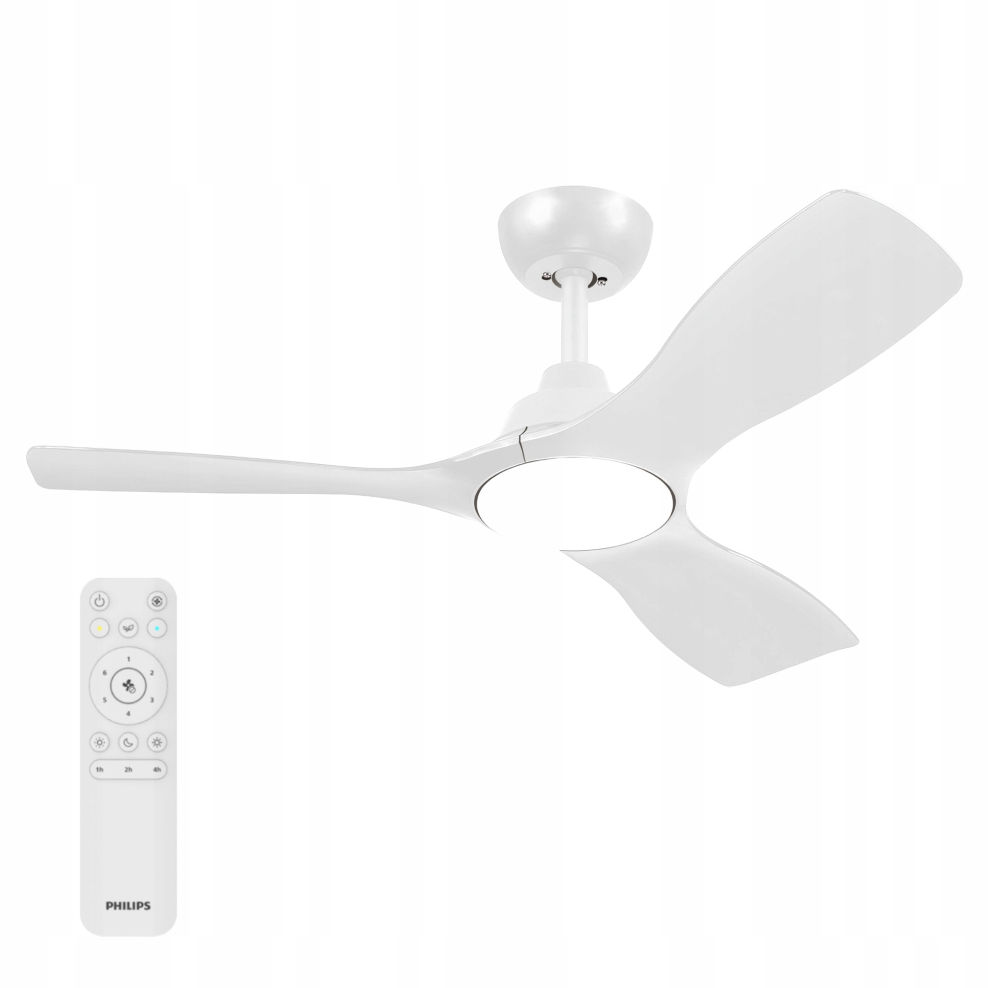 Led Stropná Lampa S Vetrákom Stropný Ventilátor 106 cm Fixed Blade