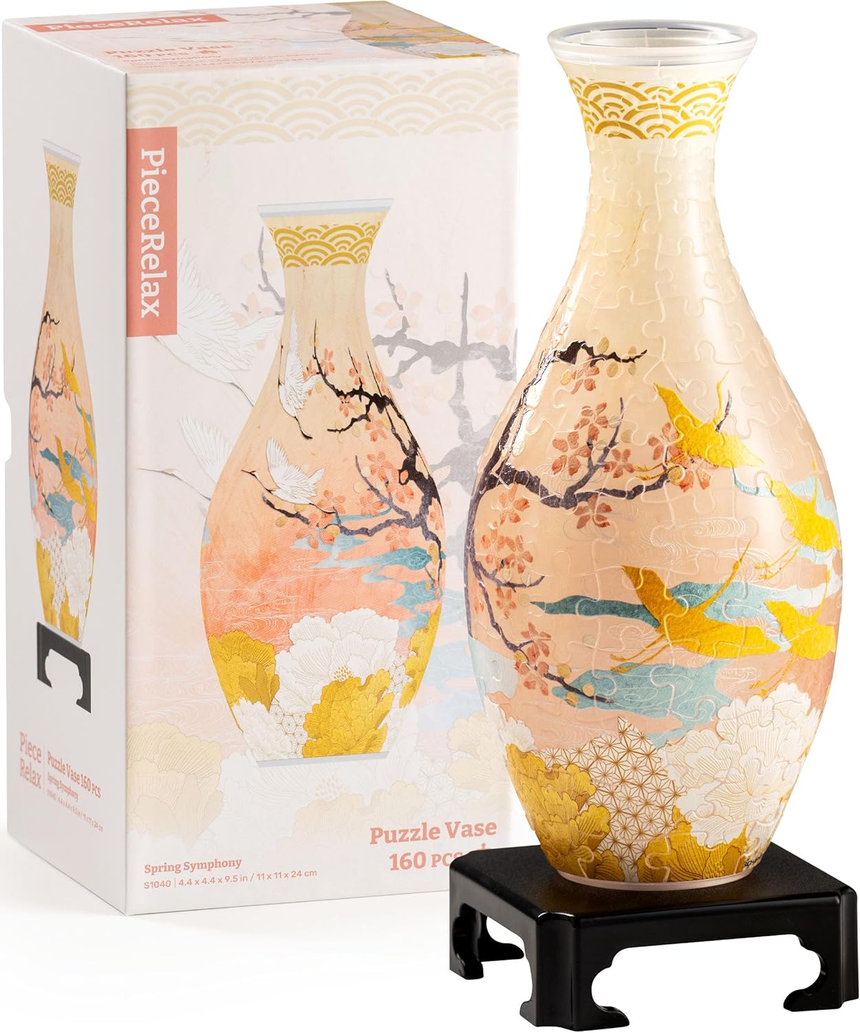 Puzzle 3D Váza Květiny Sada Hra Nádoba Na Květiny Skládačka