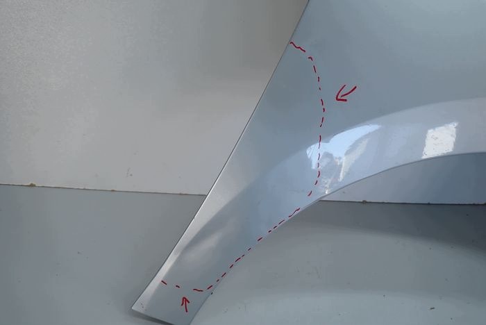 SKODA FABIA III fender right front front
