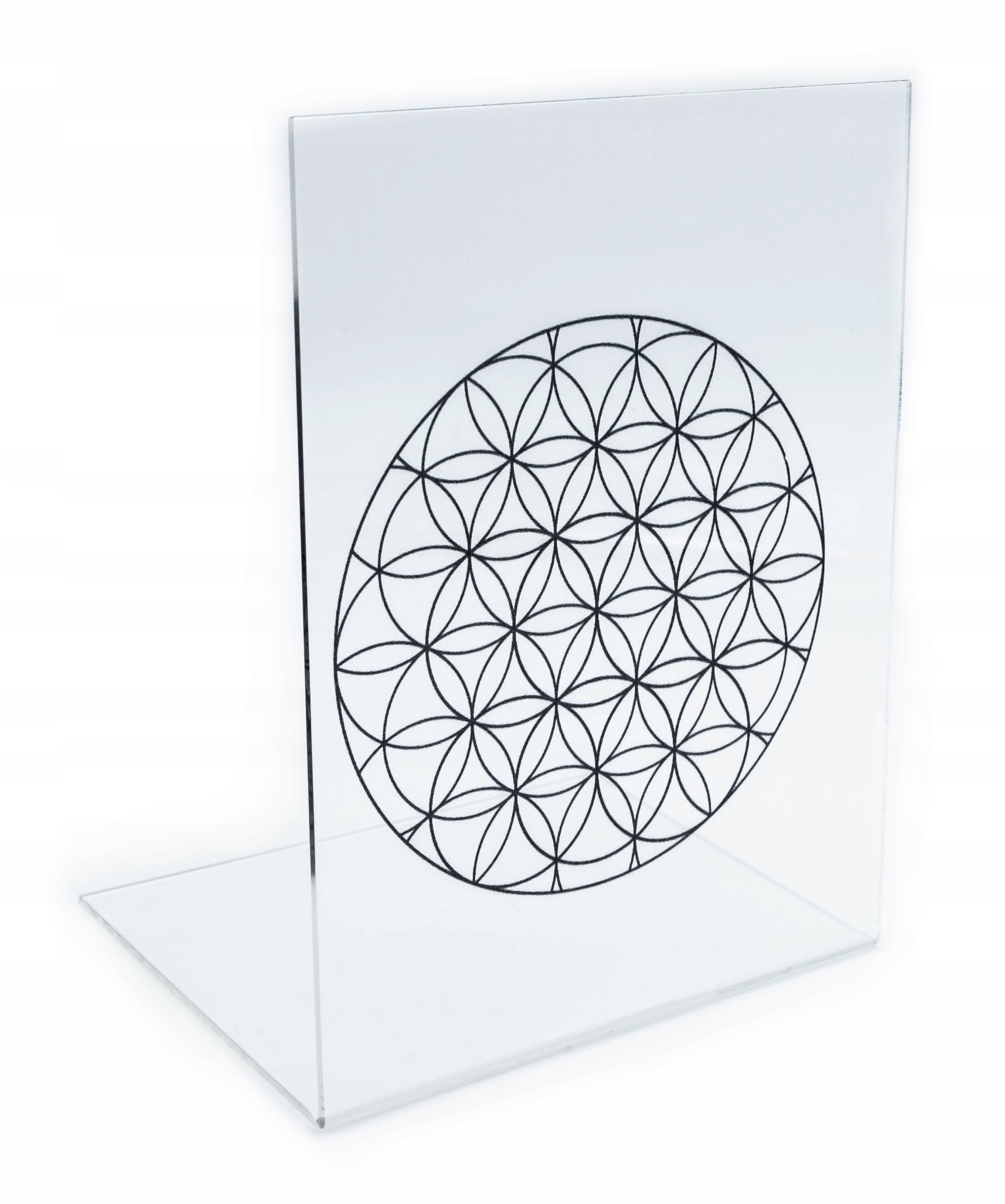 

Podpórka do książek Stojak z plexi Kwiat Życia