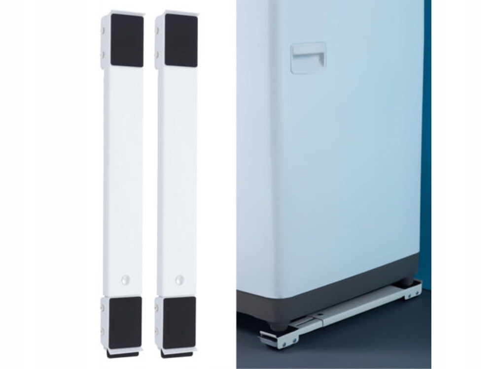 2x PODSTAWKA RUCHOMA REGULOWANA PODSTAWA POD PRALKĘ SPRZĘT AGD HAMULEC Kod producenta 667531