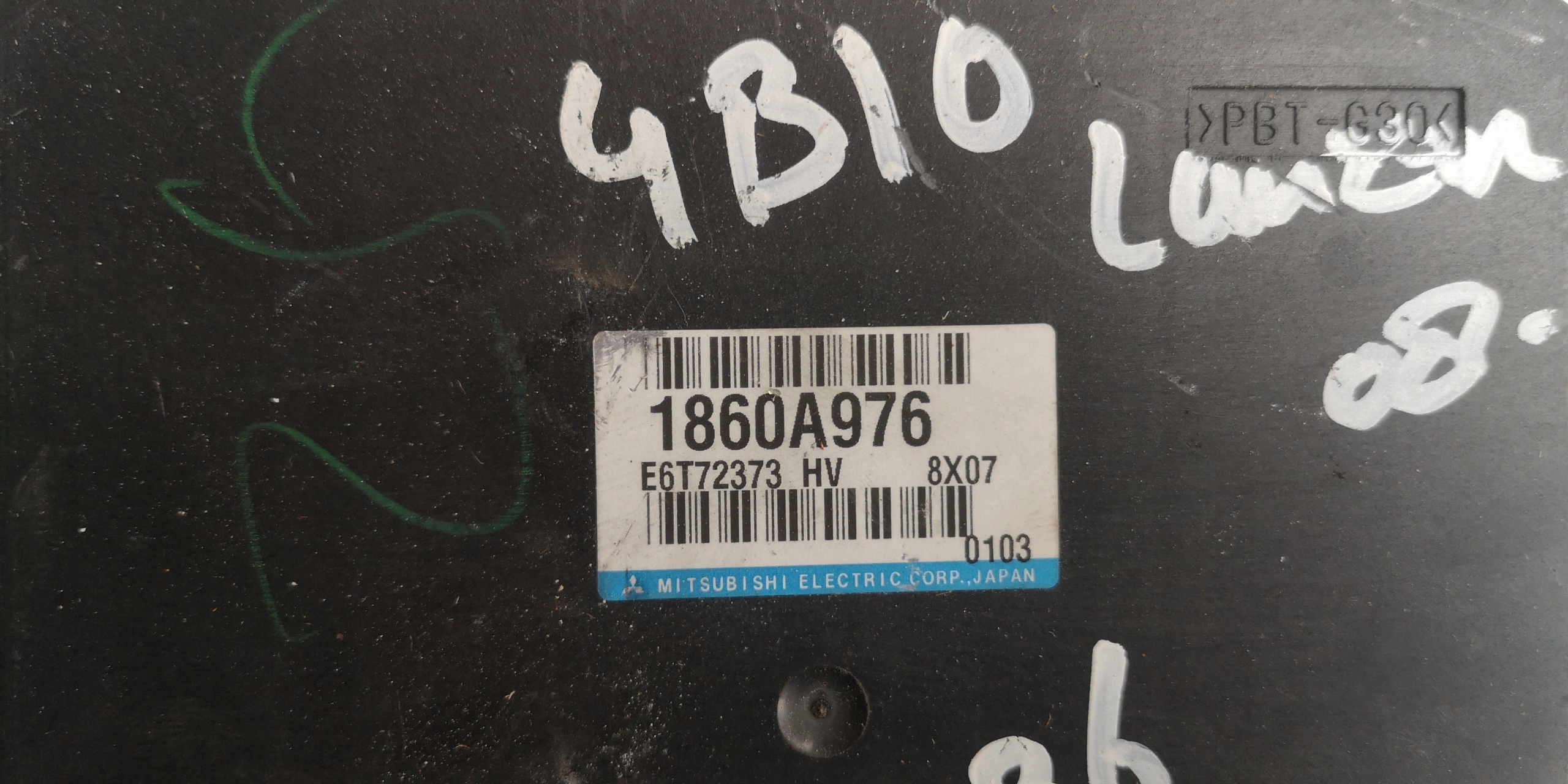 MITSUBISHI LANCER Computer ECU 1860A976 E6T72373