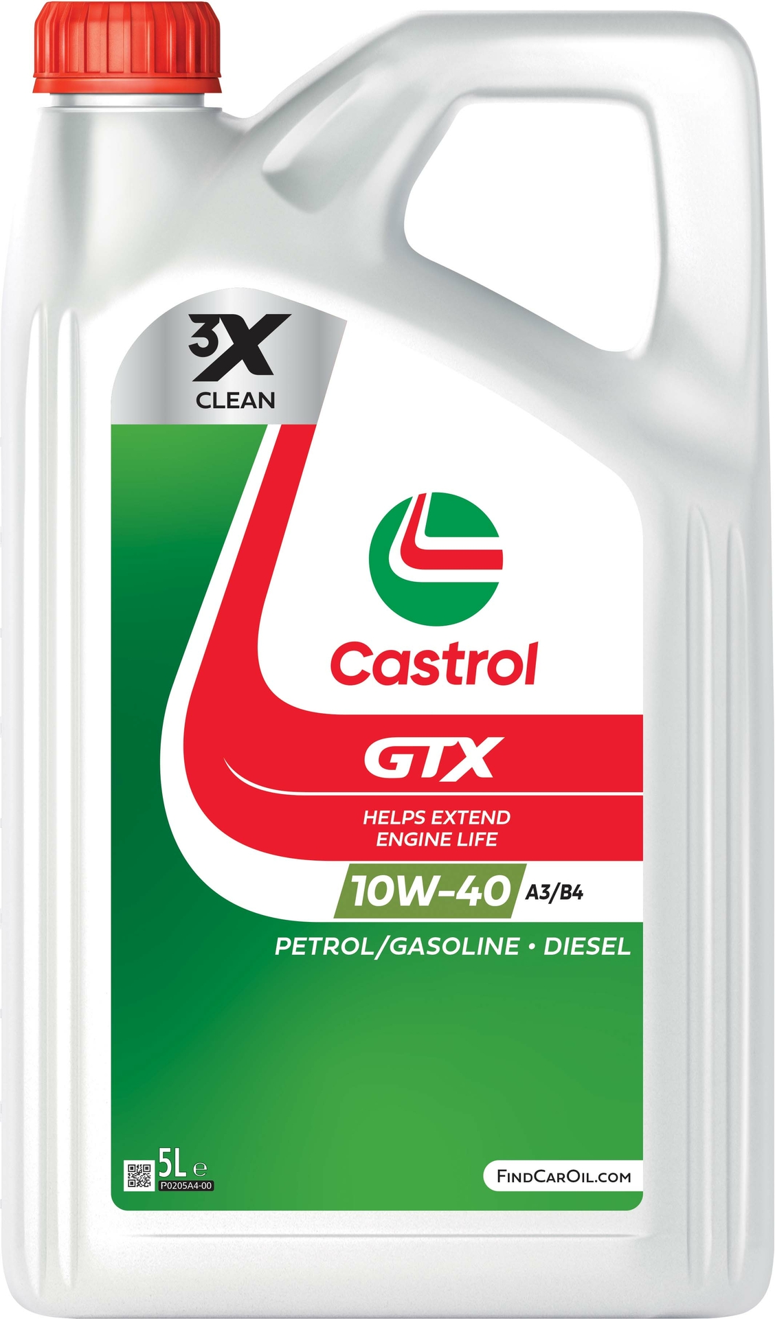 Castrol Gtx Ultraclean 10W40 A3/B4 5L
