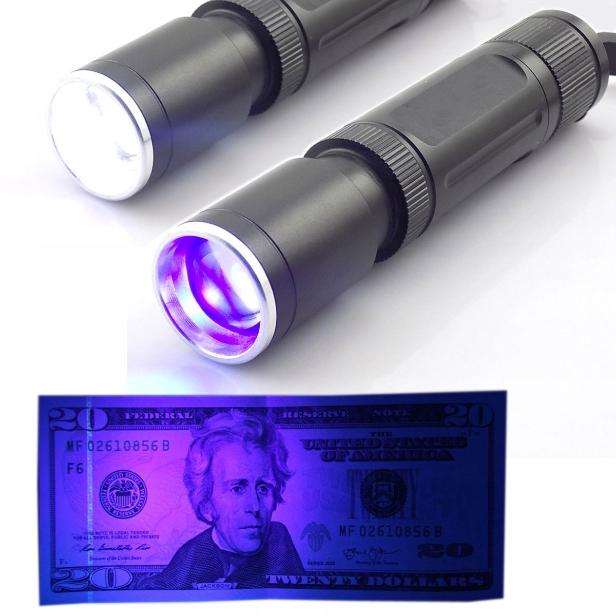 

Latarka Led Uv do Bursztynów Tester klimatyzacji