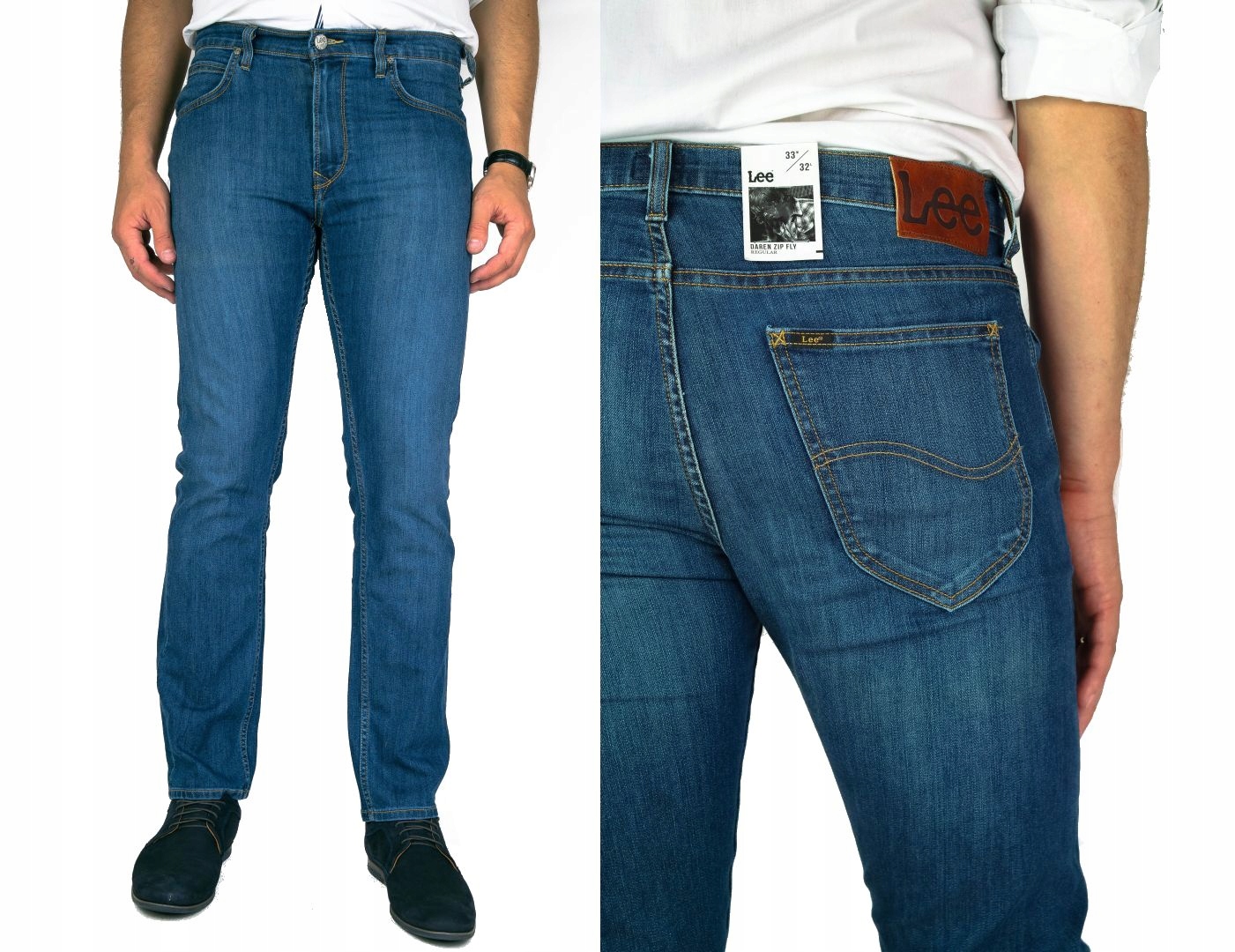 

Jeansy Lee Daren True Blue ZipFly W31 L34 L707ACHJ