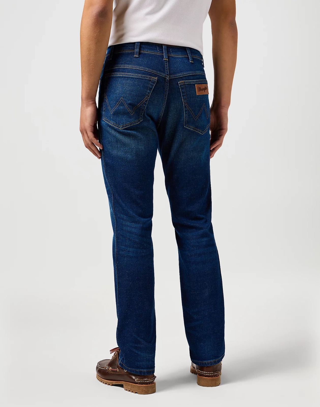 Pánské zúžené džíny Wrangler Texas Slim Blue Abyss 112362495 36/34