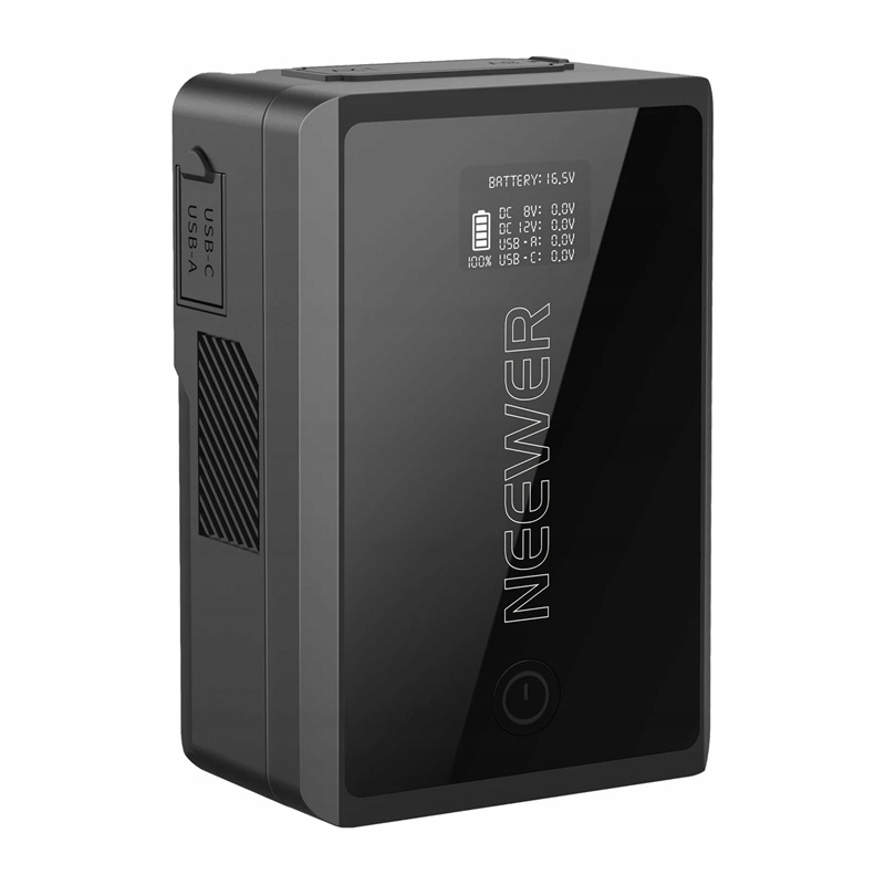 Akumulátor V-Mount V-Lock 50Wh Neewer Usb-c Pd 45W Oled pro Led světla a kamery
