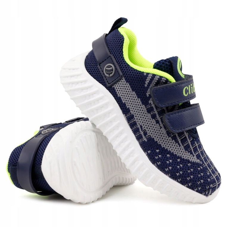 

Buty sportowe dziecięce granatowe na rzepy lekkie