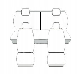 Pokrowce miarowe Premium do Fiat 500 od 2007r. Rodzaj Dedykowane