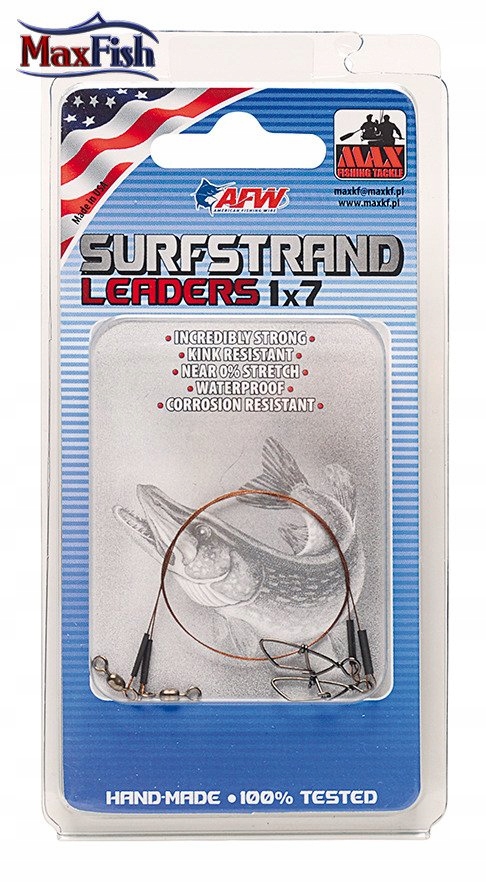 SPINNINGOWY PRZYPON STALOWY MAX 9kg-30,0 cm Marka MAX