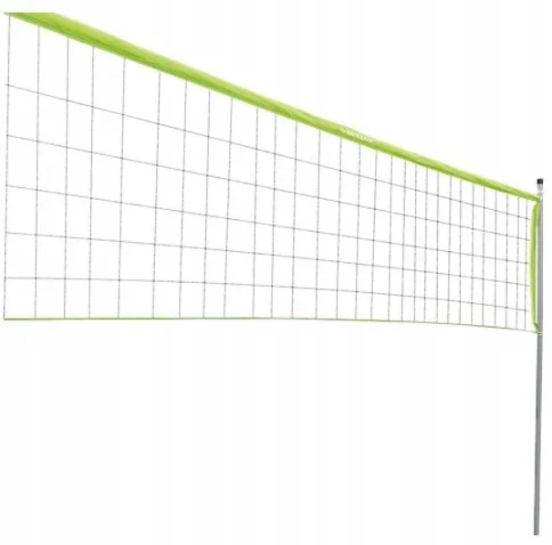 ZESTAW DO SIATKÓWKI BABINGTONA TENISA 3W1 SIATKA 6M PLAŻOWEJ DUŻY KOŁKI Materiał polietylen