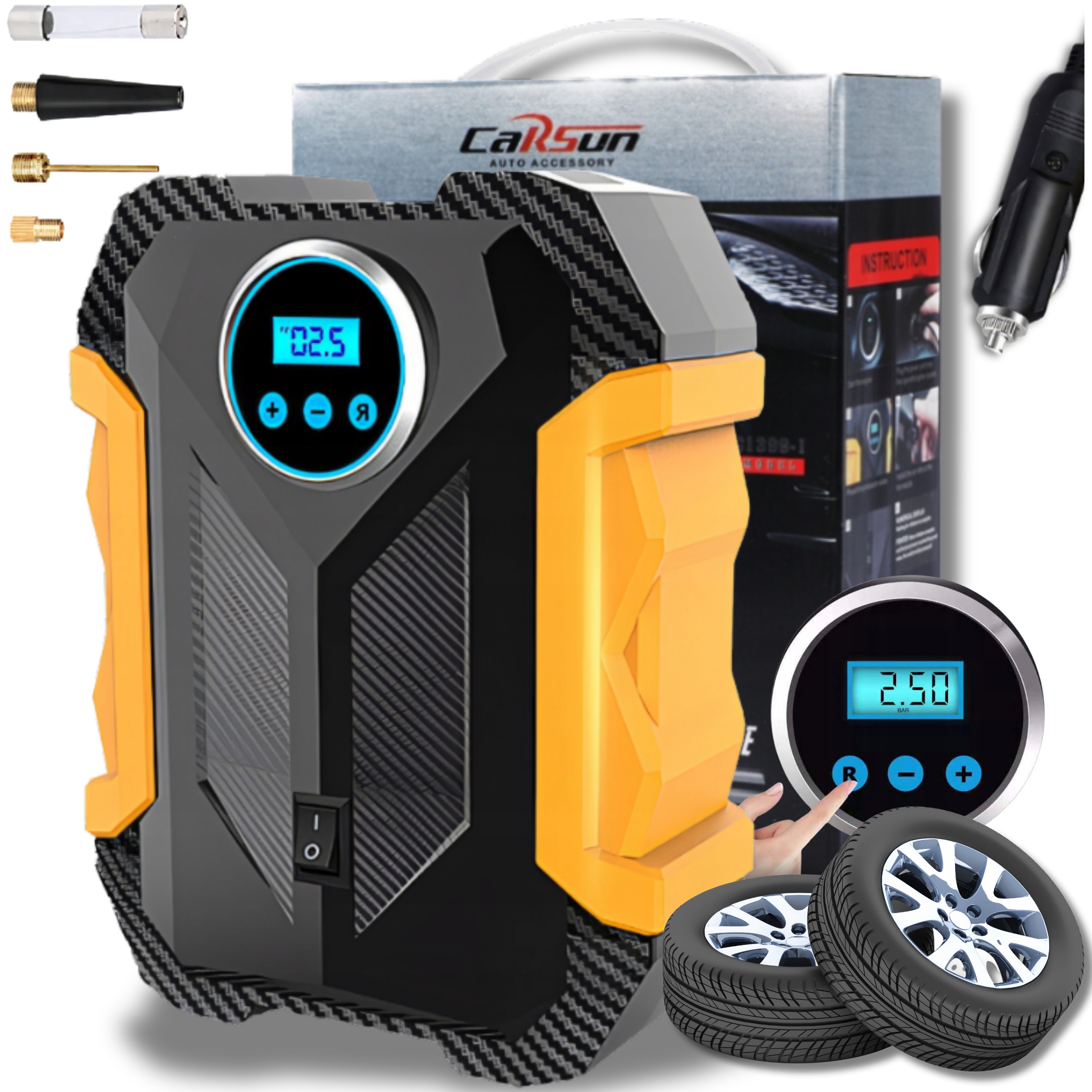 Автомобильный компрессор Carsun C1399-1 12 В