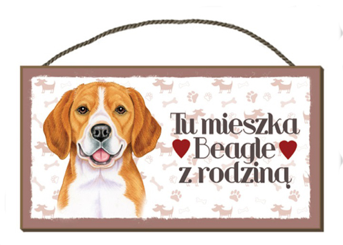 

Powergift Tabliczka dekoracyjna Beagle 04