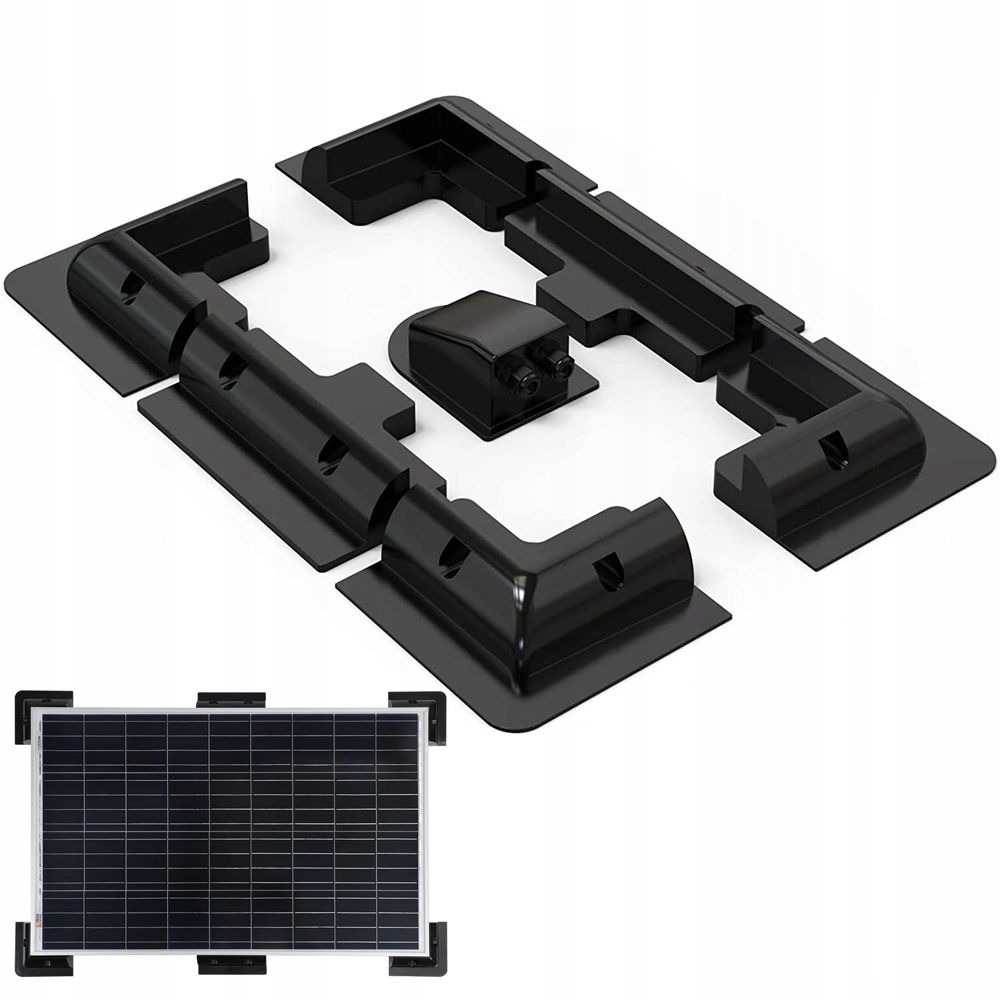 

Uchwyt Montażowy Solarnych Paneli Do Kampera Czarn