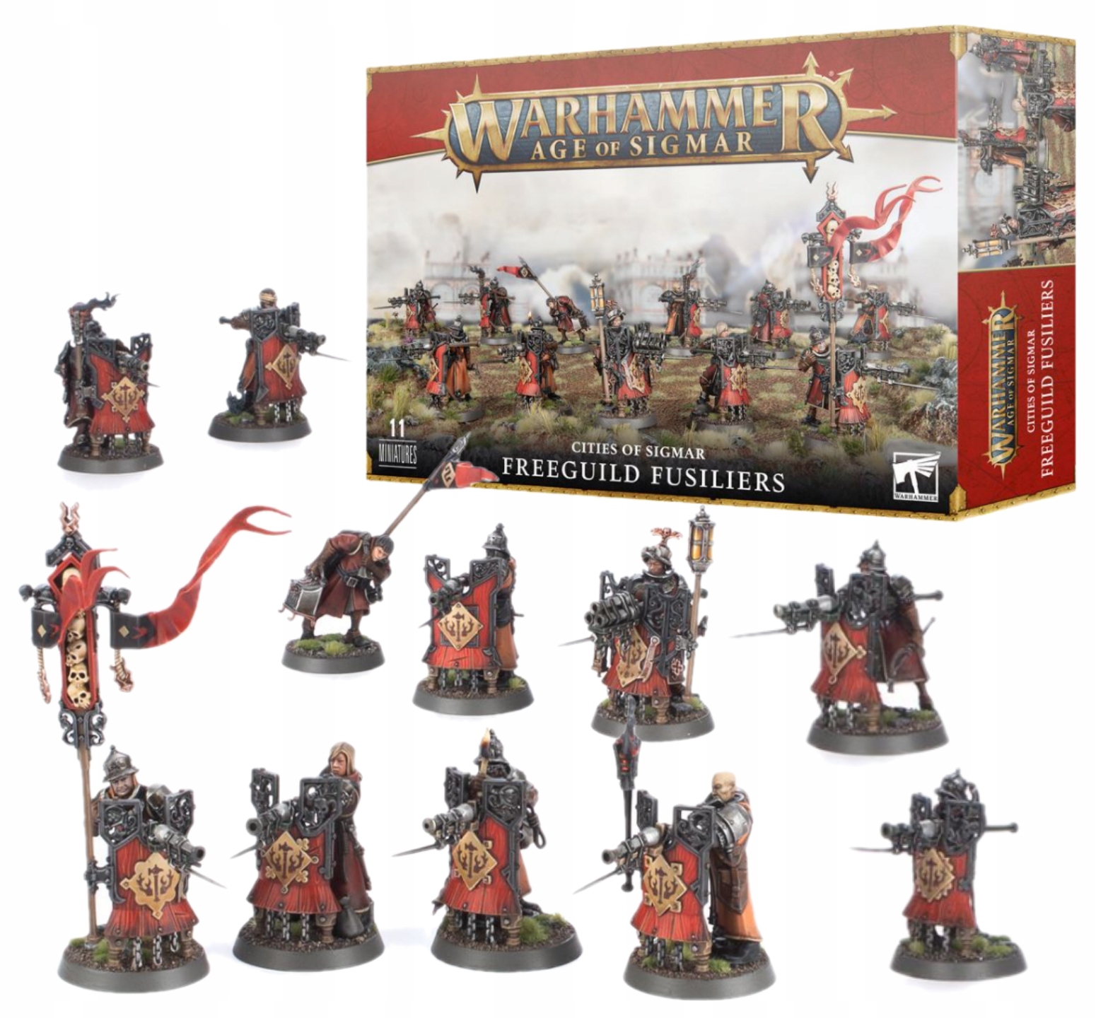 CITIES OF SIGMAR: FREEGUILD FUSILLIERS