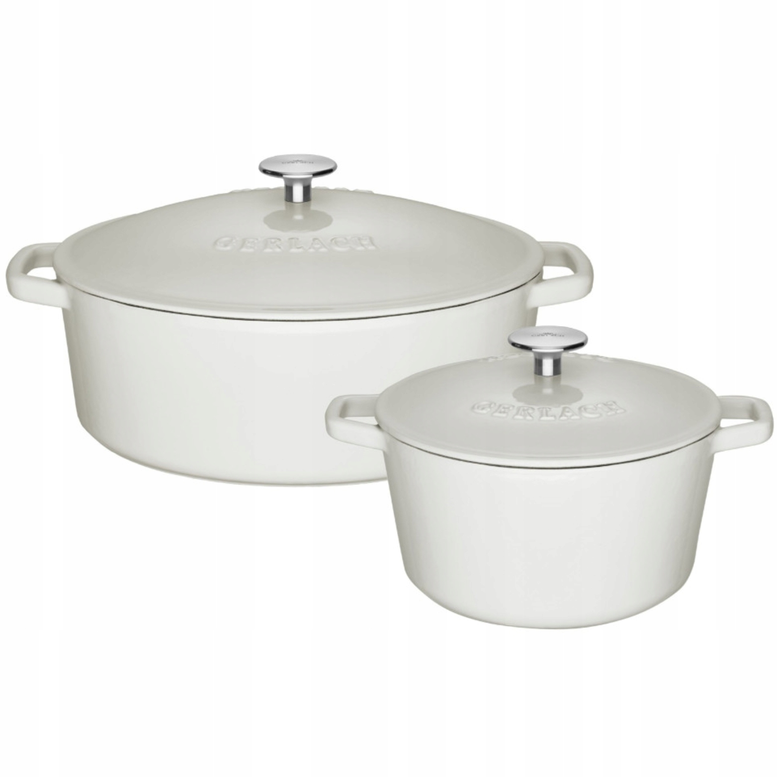 Gerlach Liatinová panvica 5,5 l Natur Iron Hrniec 3 l Natur Iron