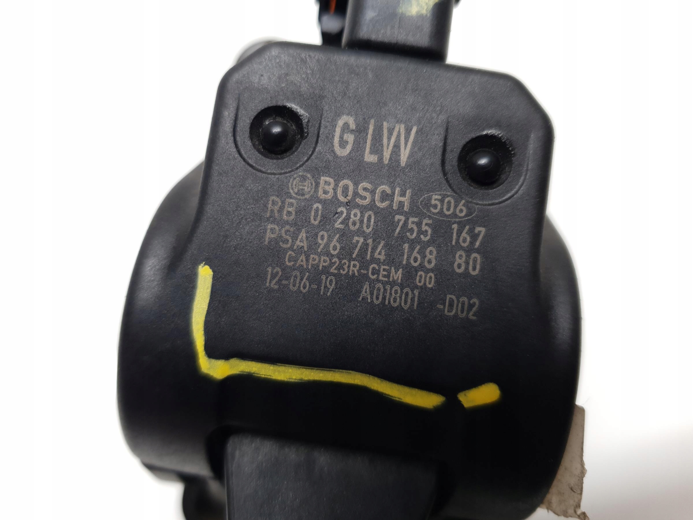 PEDAŁ POTENCJOMETR GAZU CITROEN DS5 0280755167 Stan opakowania zastępcze