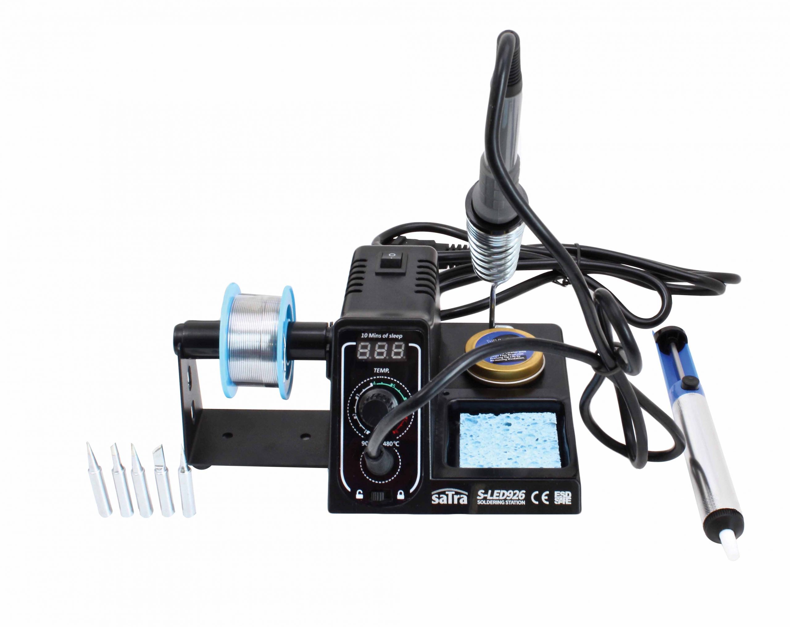 S-LED926 STACJA LUTOWNICZA Z WYŚWIETLACZEM LCD SATRA